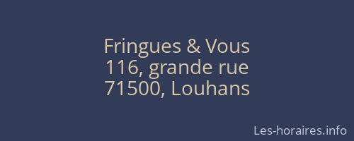 Fringues & Vous