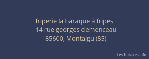 friperie la baraque à fripes