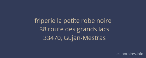 friperie la petite robe noire