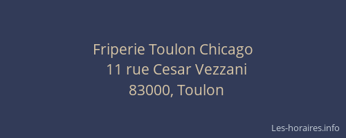 Friperie Toulon Chicago