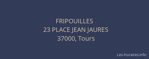 FRIPOUILLES