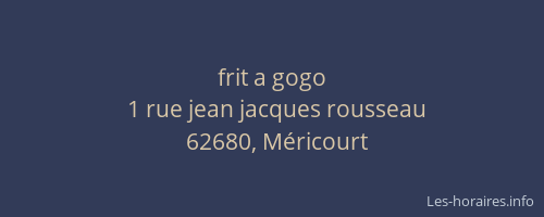 frit a gogo