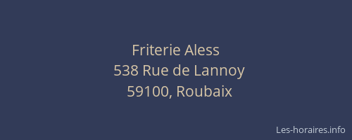 Friterie Aless