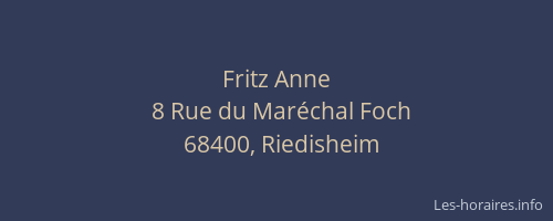 Fritz Anne