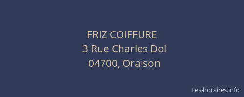 FRIZ COIFFURE