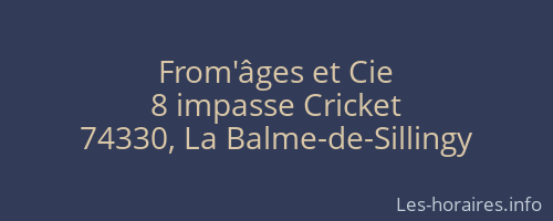 From'âges et Cie