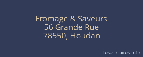 Fromage & Saveurs