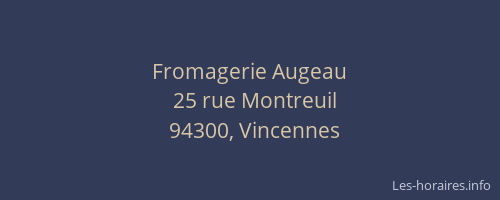 Fromagerie Augeau