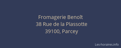 Fromagerie Beno&icirc;t