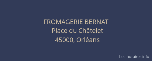 FROMAGERIE BERNAT