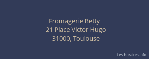 Fromagerie Betty