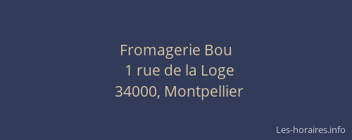 Fromagerie Bou