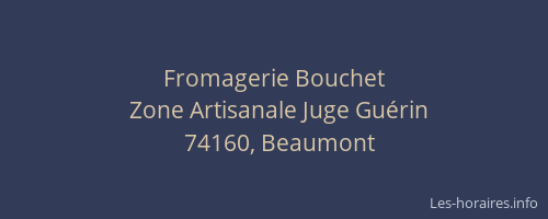Fromagerie Bouchet