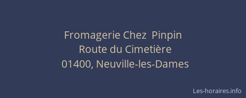 Fromagerie Chez  Pinpin