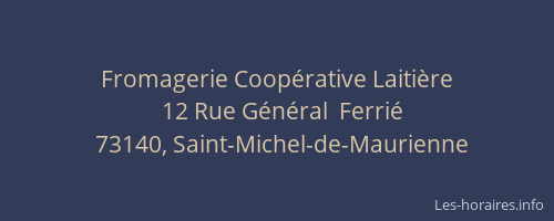 Fromagerie Coopérative Laitière