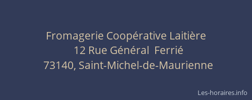 Fromagerie Coop&eacute;rative Laiti&egrave;re