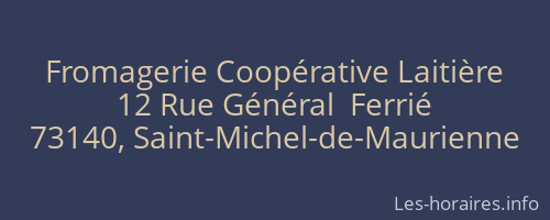 Fromagerie Coopérative Laitière