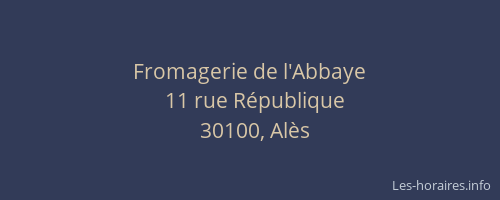 Fromagerie de l'Abbaye