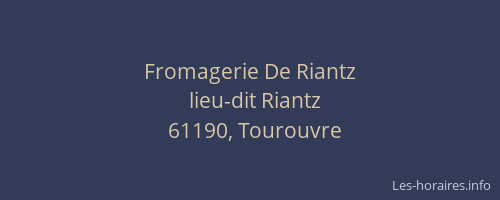 Fromagerie De Riantz