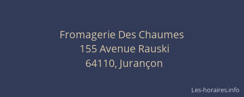 Fromagerie Des Chaumes