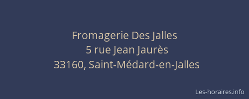 Fromagerie Des Jalles