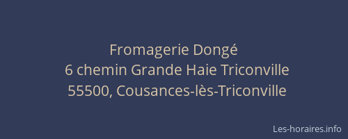 Fromagerie Dong&eacute;