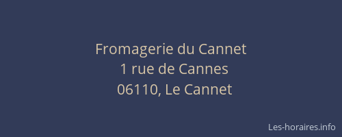 Fromagerie du Cannet