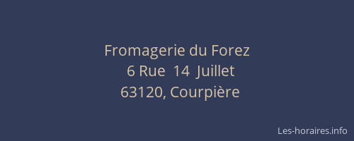 Fromagerie du Forez