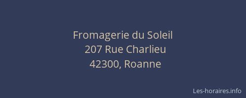 Fromagerie du Soleil