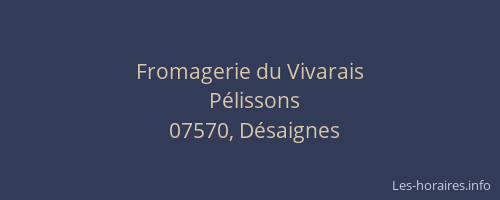 Fromagerie du Vivarais