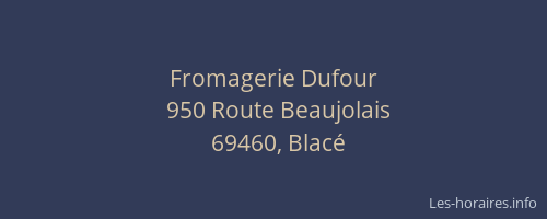 Fromagerie Dufour