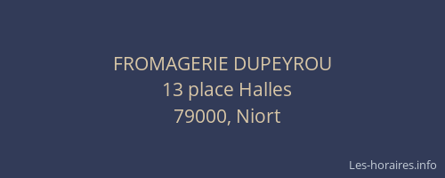 FROMAGERIE DUPEYROU