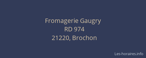Fromagerie Gaugry
