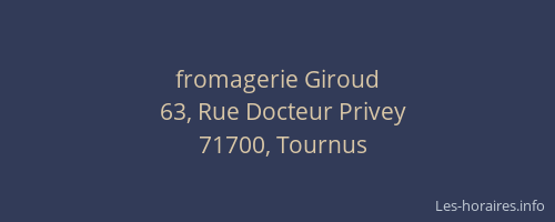 fromagerie Giroud