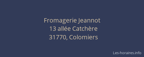 Fromagerie Jeannot