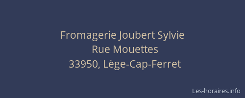 Fromagerie Joubert Sylvie