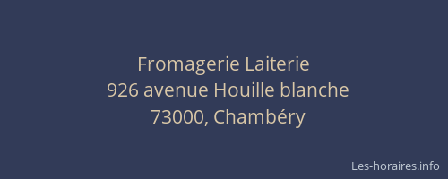 Fromagerie Laiterie