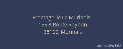 Fromagerie Le Murinois