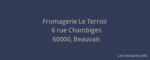 Fromagerie Le Terroir