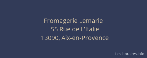 Fromagerie Lemarie