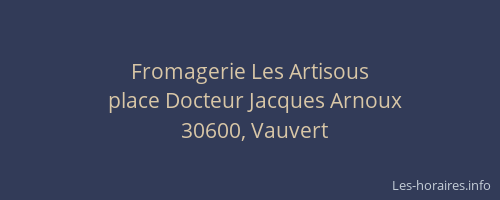 Fromagerie Les Artisous