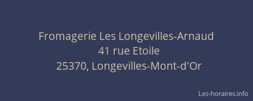 Fromagerie Les Longevilles-Arnaud