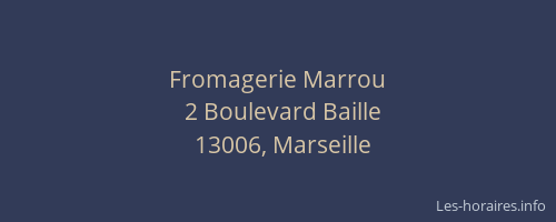 Fromagerie Marrou