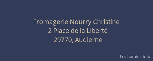 Fromagerie Nourry Christine