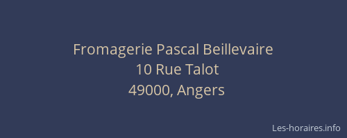 Fromagerie Pascal Beillevaire