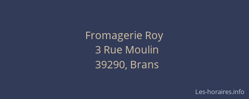 Fromagerie Roy