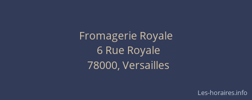 Fromagerie Royale