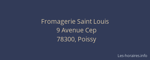 Fromagerie Saint Louis