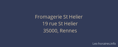 Fromagerie St Helier