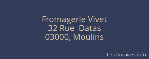 Fromagerie Vivet